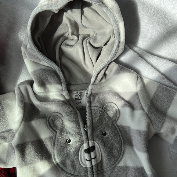 Carters Just One You Fleece One Pc Zip Up - Picture 4 of 6